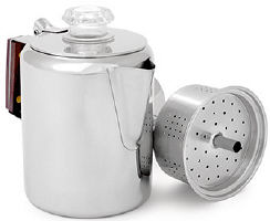 GSI 65006 6 Cup Stainless Steel Coffee Percolator