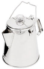 GSI 65028 28 Cup Glacier Stainless Steel Coffee Percolator