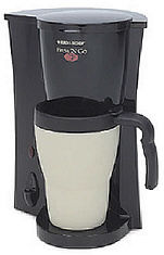 Black & Decker DCM18 Brew N Go Deluxe Personal Coffee Maker with Thermal Mug