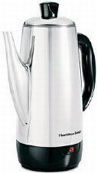 Hamilton Beach 40616 Stainless Steel 12 Cup Percolator