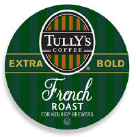 Tullys French Roast Coffee K-Cup   