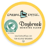 Caribou Daybreak Morning Blend Coffee K-Cup 