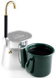 GSI 4 Cup Aluminum Mini Expresso Set